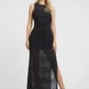 Guess Langes Makramee - Maxi-Jurk - Schwarz