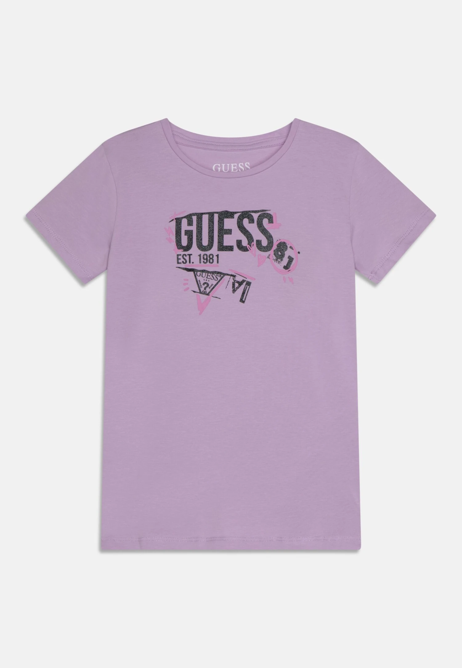 Guess Junior - T-Shirt Print - Lilla Flower