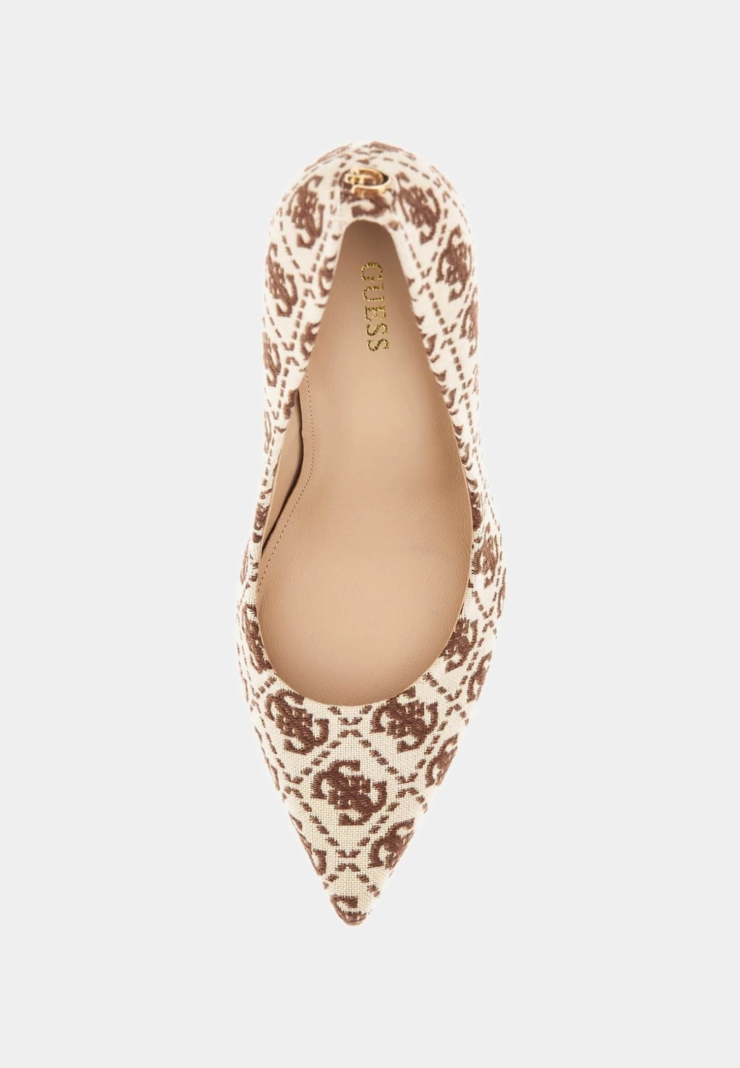 Guess Sabalia 4G-Logo - Hoge Hakken - Beige Brown - Afbeelding 3