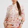 Guess Mit Allover-Blumenprint - Overhemdblouse - Gemustert Multicolor
