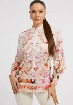 Guess Mit Allover-Blumenprint - Overhemdblouse - Gemustert Multicolor