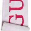 Guess Mare Logo A Contrasto - Strandhanddoek - White