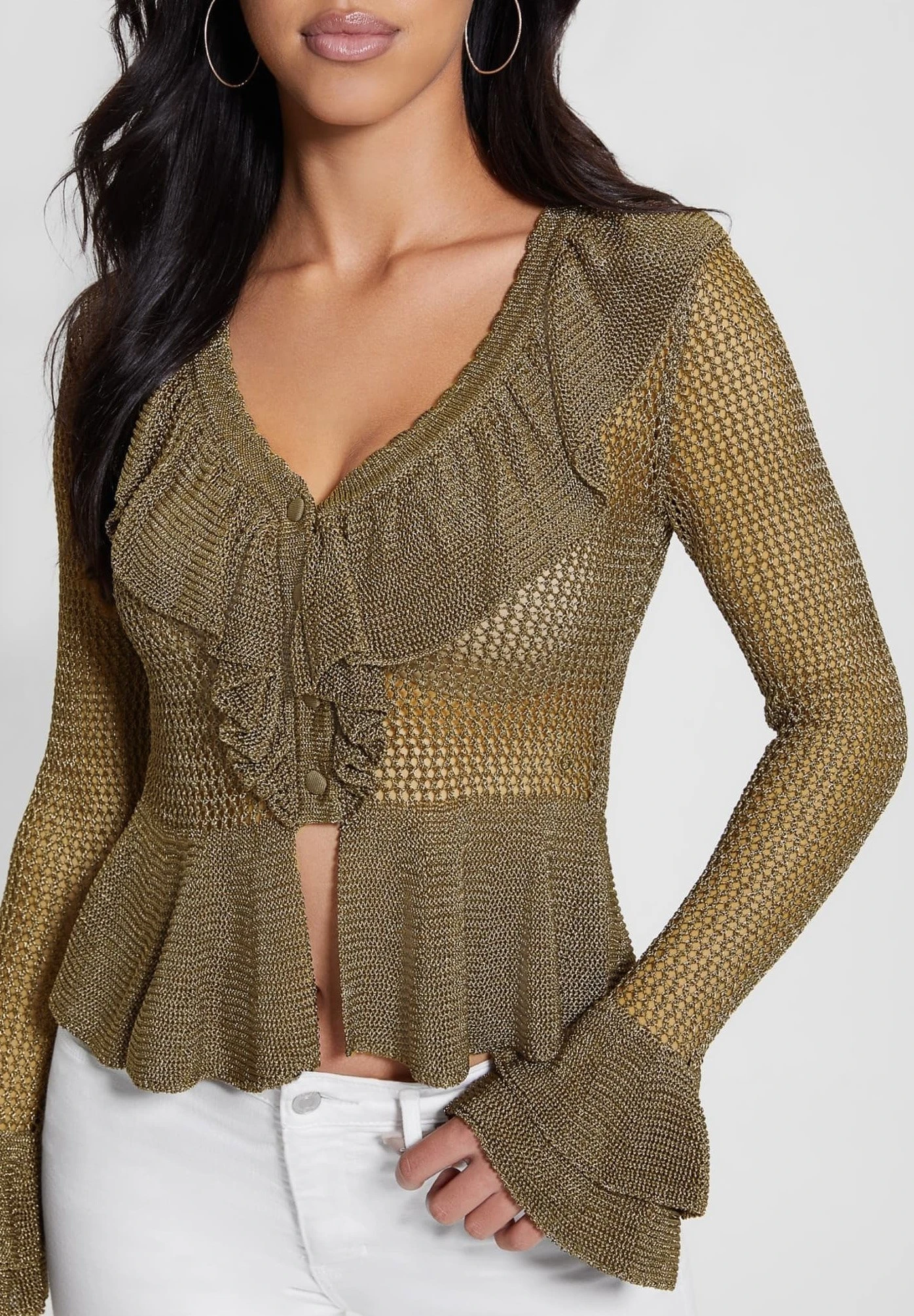 Guess Vest - Grün - Afbeelding 4