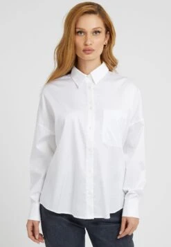 Guess Relaxed Fit - Overhemdblouse - Weiß