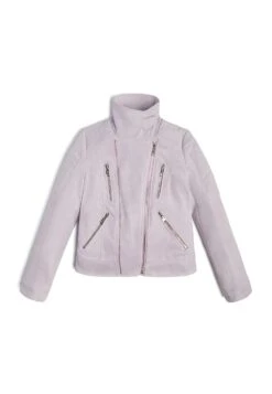 Guess Veloursoptik - Imitatieleren Jas - Lila