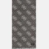 Guess Scarf Unisex - Sjaal - Grey/Dark Grey