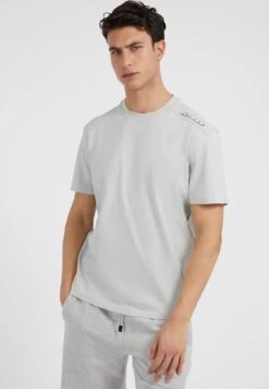 Guess Mit Seitenstreifen - T-Shirt Print - Hellgrau