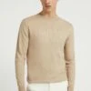 Guess Frontlogo - Trui - Beige