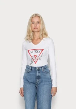 Guess Icon - Longsleeve - Pure White