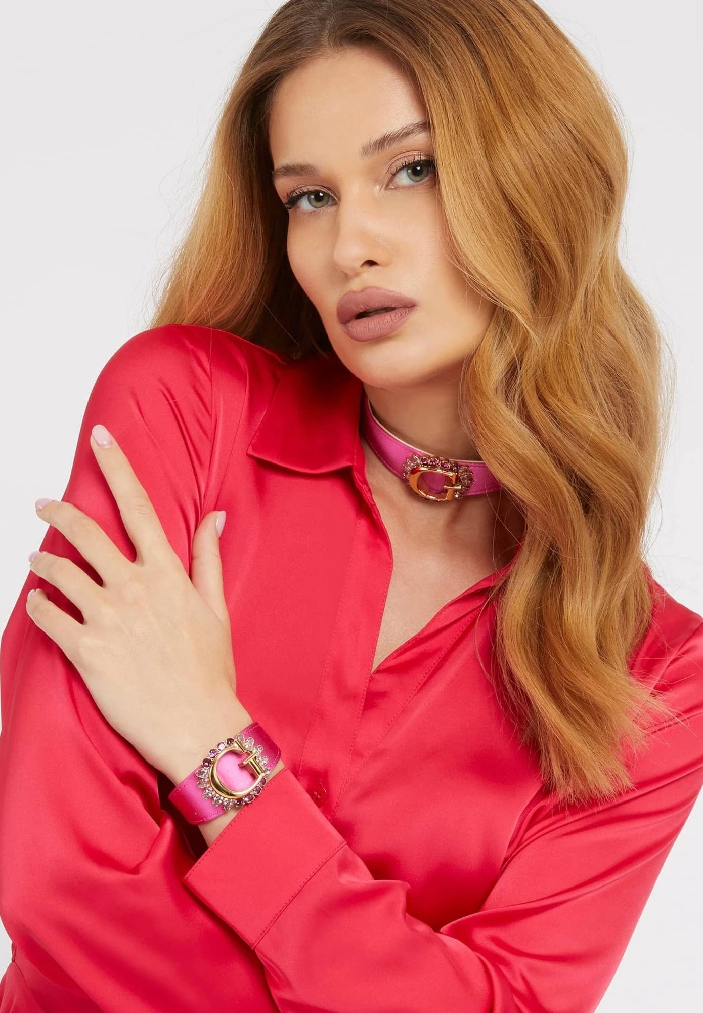 Guess Libertango - Ketting - Fuchsia