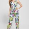 Guess Ss Cowl Poplia Overall - Jumpsuit - Gemustert Multicolor