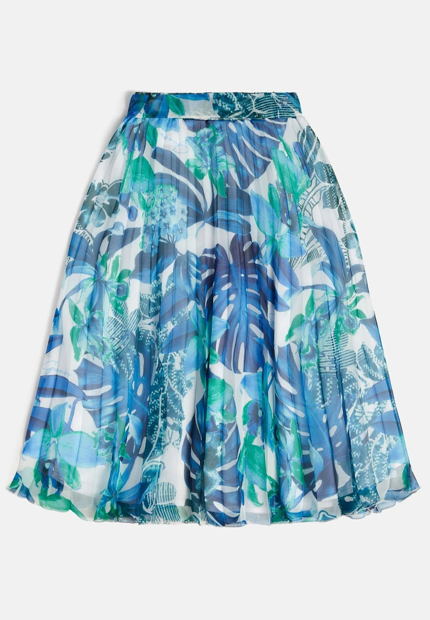 Guess Mit Allover-Print - A-Lijn Rok - Mehrfarbig, Grundton Blau - Afbeelding 2