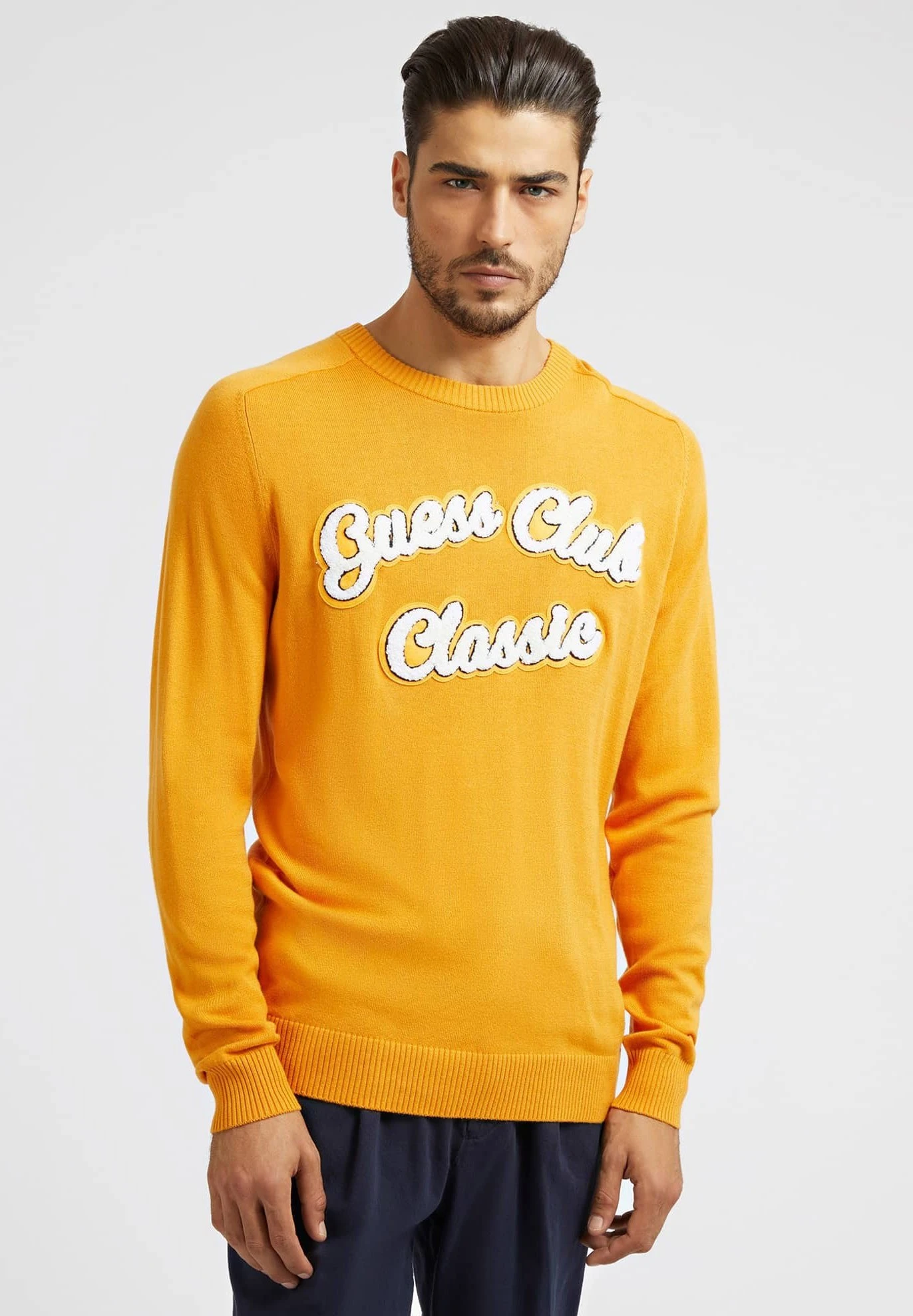 Guess Front Patch - Trui - Gelb