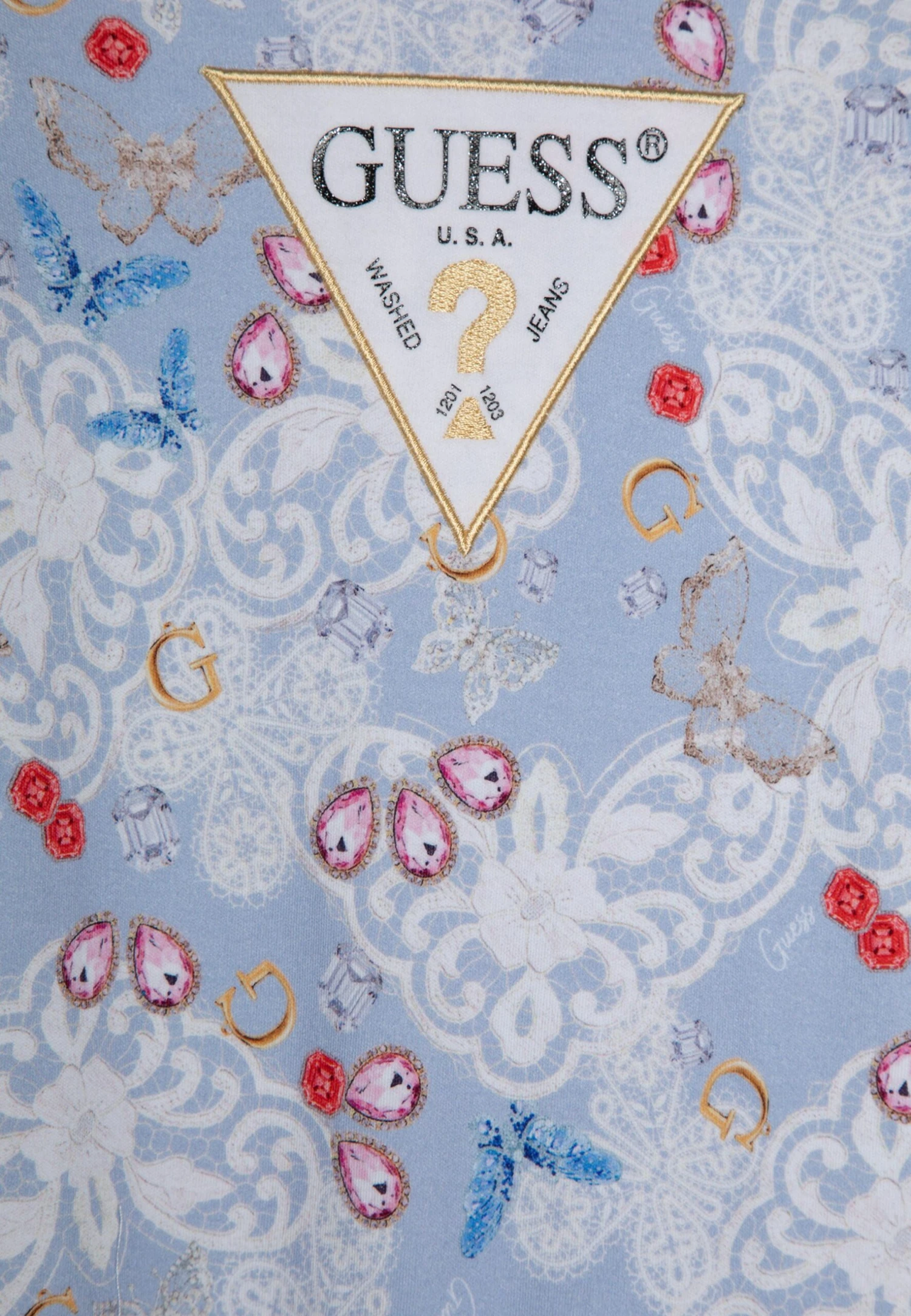 Guess Newborn Interlock Overall Unisex - Kruippakje - Multi-Coloured - Afbeelding 4