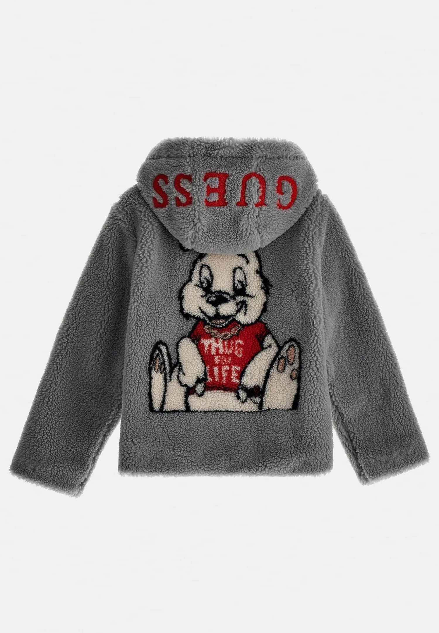 Guess Graffiti - Fleecejas - Grau - Afbeelding 2