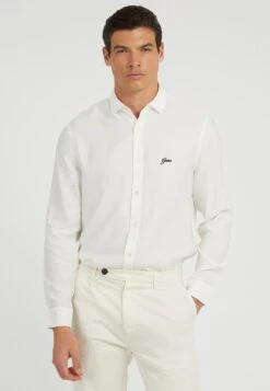 Guess Klassisches Regular Fit - Overhemd - Weiß