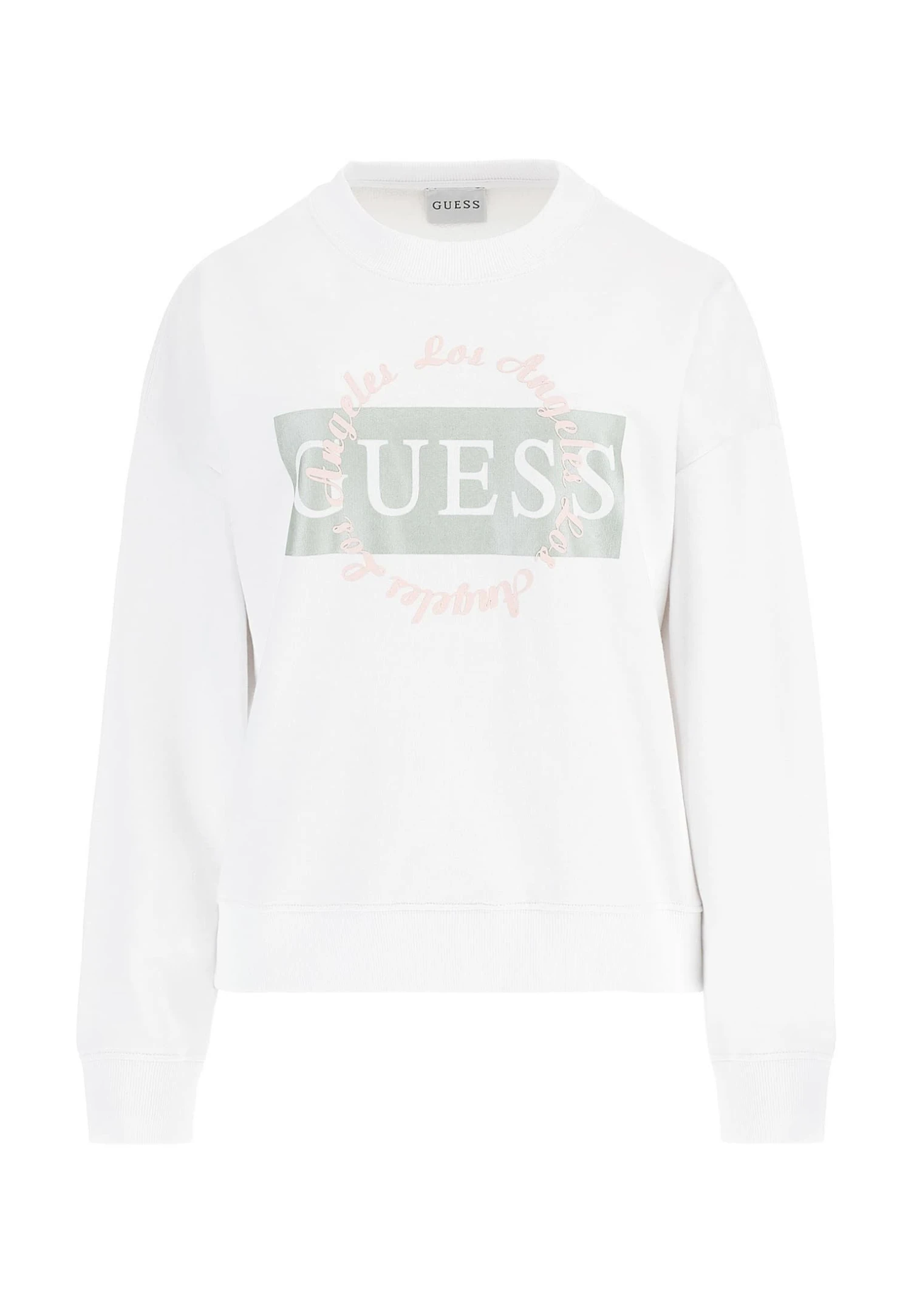 Guess Mit Frontlogo - Sweater - Weiß - Afbeelding 4