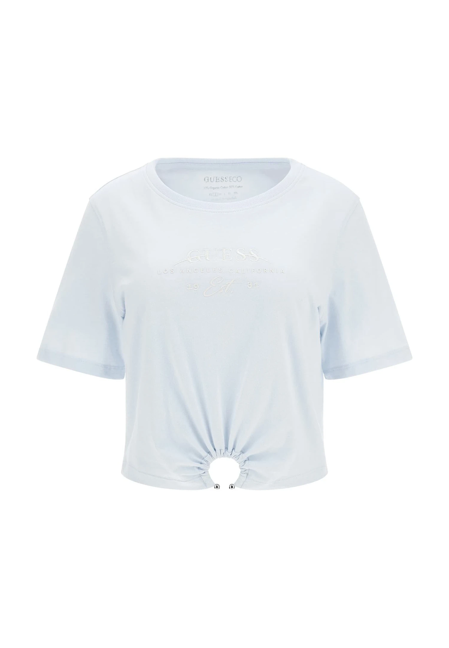 Guess Vestibilità Relaxed - T-Shirt Basic - Himmelblau