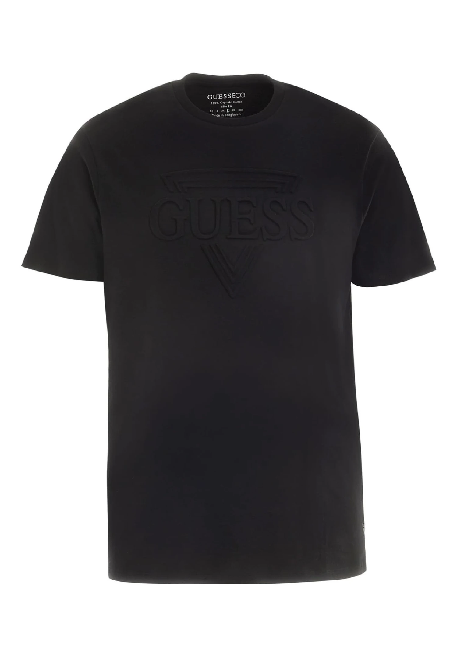 Guess Embossed Tee - T-Shirt Print - Schwarz - Afbeelding 4