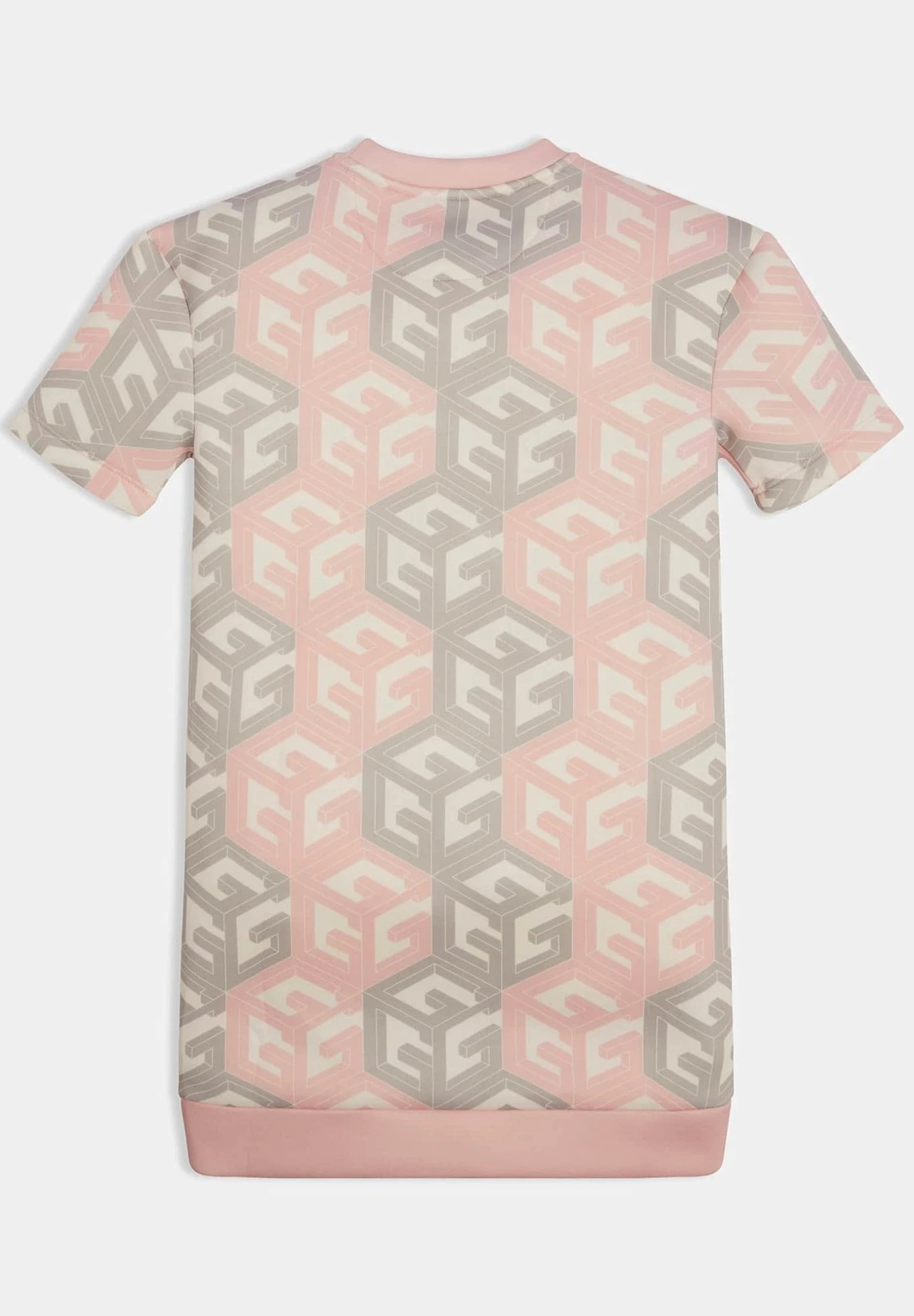 Guess Mit Allover-G-Cube-Logo - Jurk - Rose - Afbeelding 2