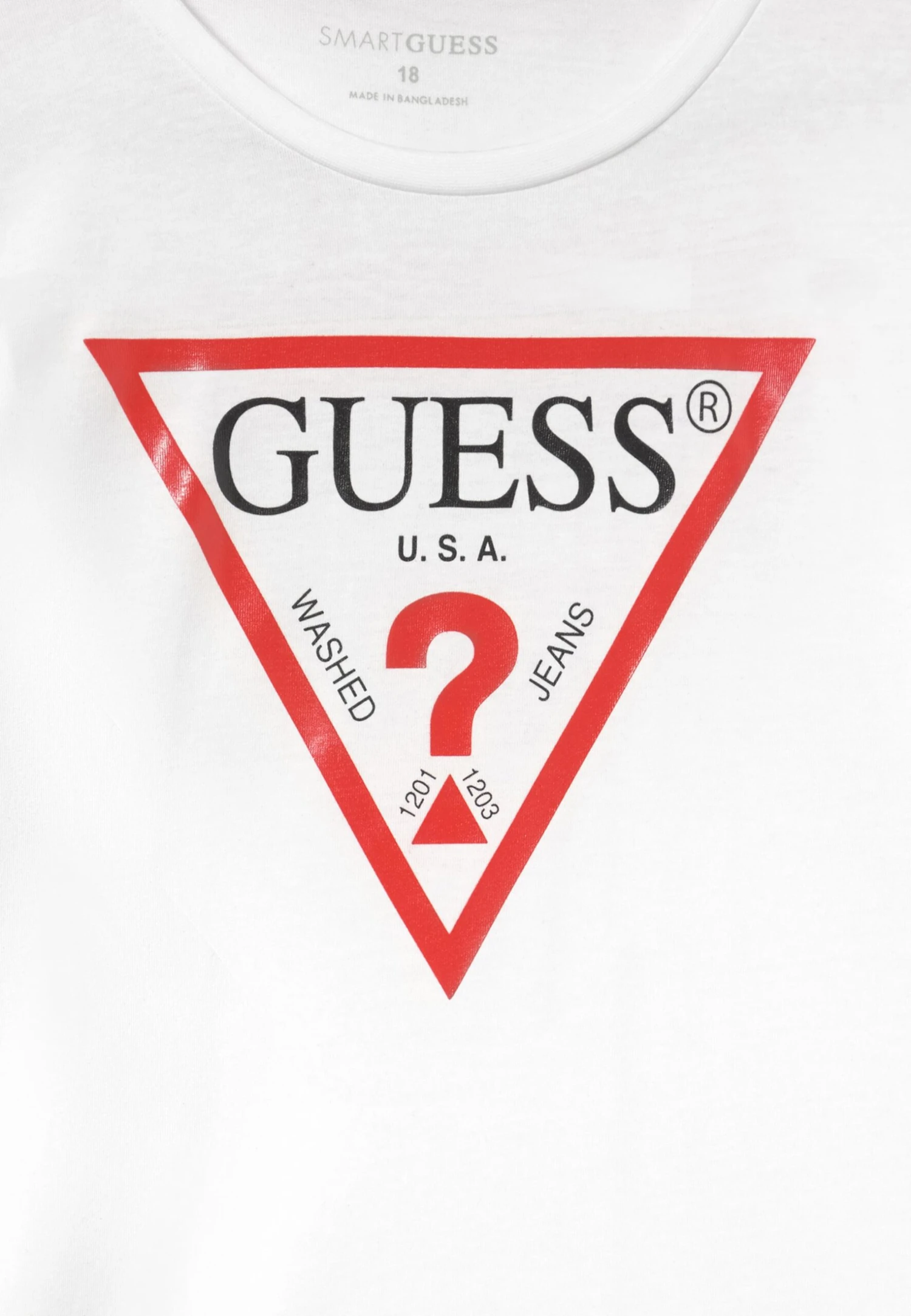 Guess Junior Core- T-Shirt Print - True White - Afbeelding 3