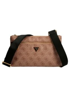 Guess Vezzola Xbody With Pocket Unisex - Schoudertas - Beige/Brown