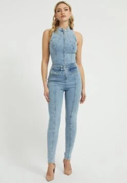 Guess Skinny Fit - Jumpsuit - Himmelblau