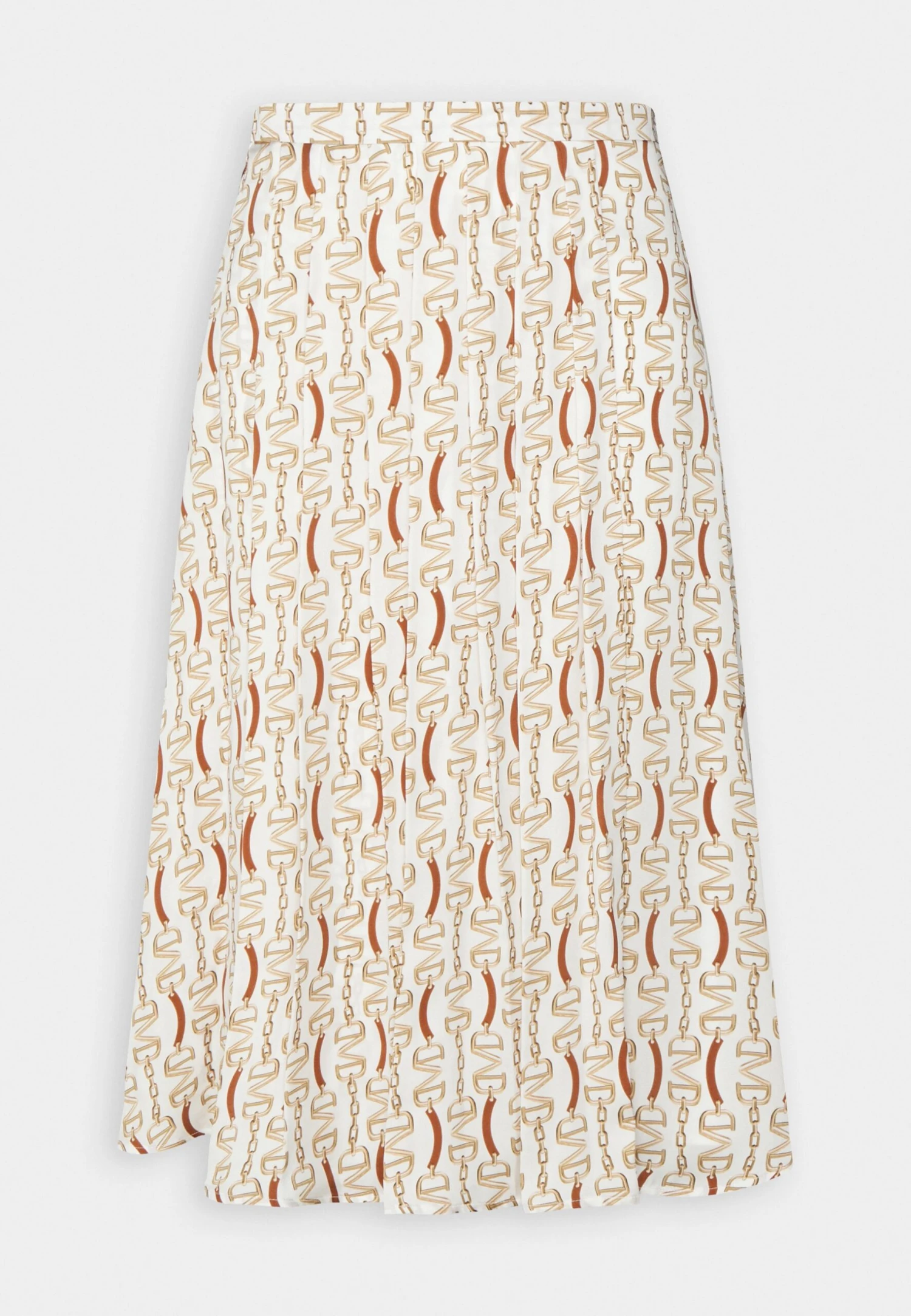 Golden Monogram Skirt - Plooirok - White/Gold-Coloured - Afbeelding 4