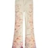 Guess Mit Blumenprint - Flared Jeans - Mehrfarbig Weiß