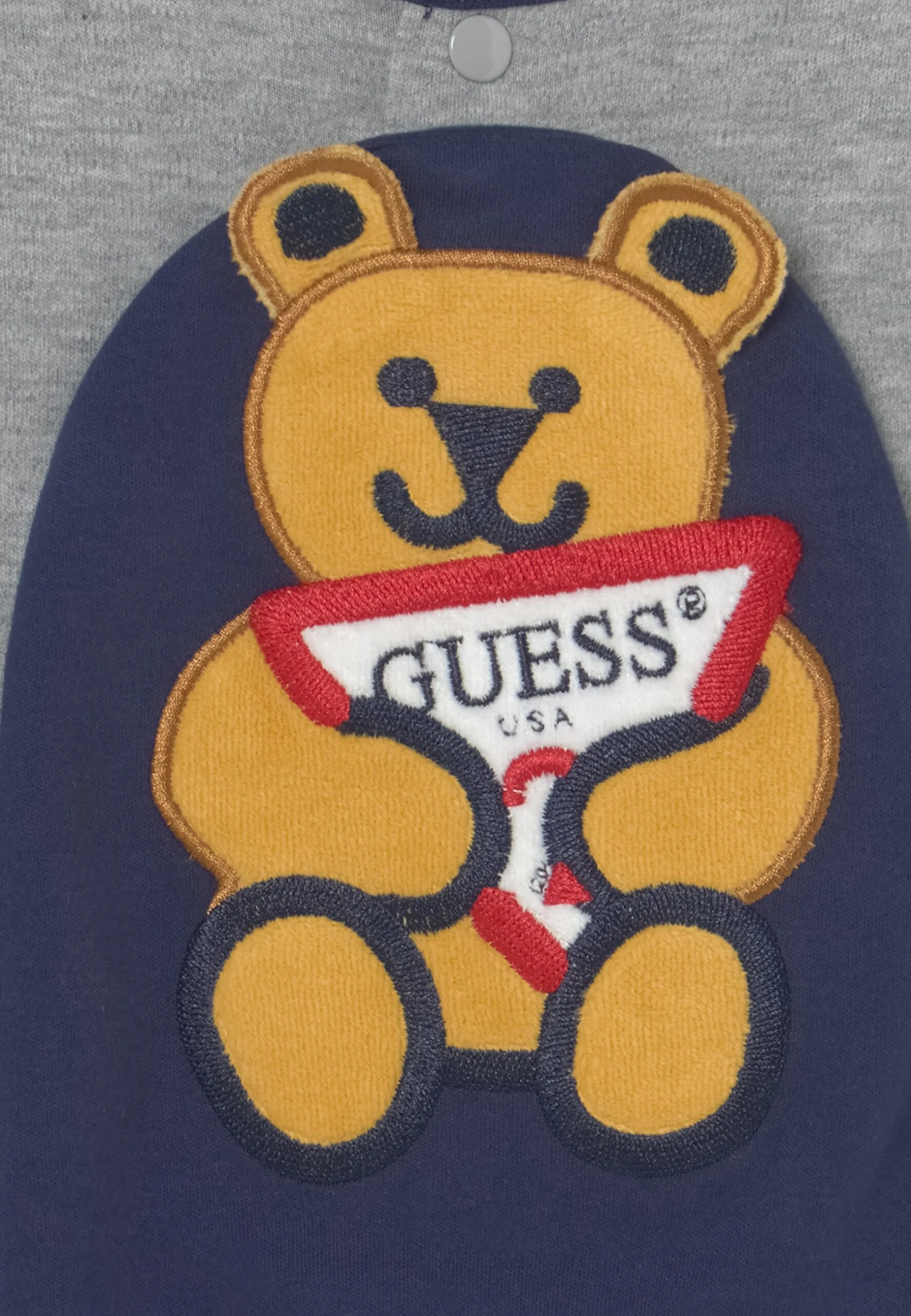 Guess Overall Unisex- Geboortegeschenk - Light Heather Grey - Afbeelding 3