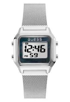 Guess Zoom - Digitaal Horloge - Silver-Coloured