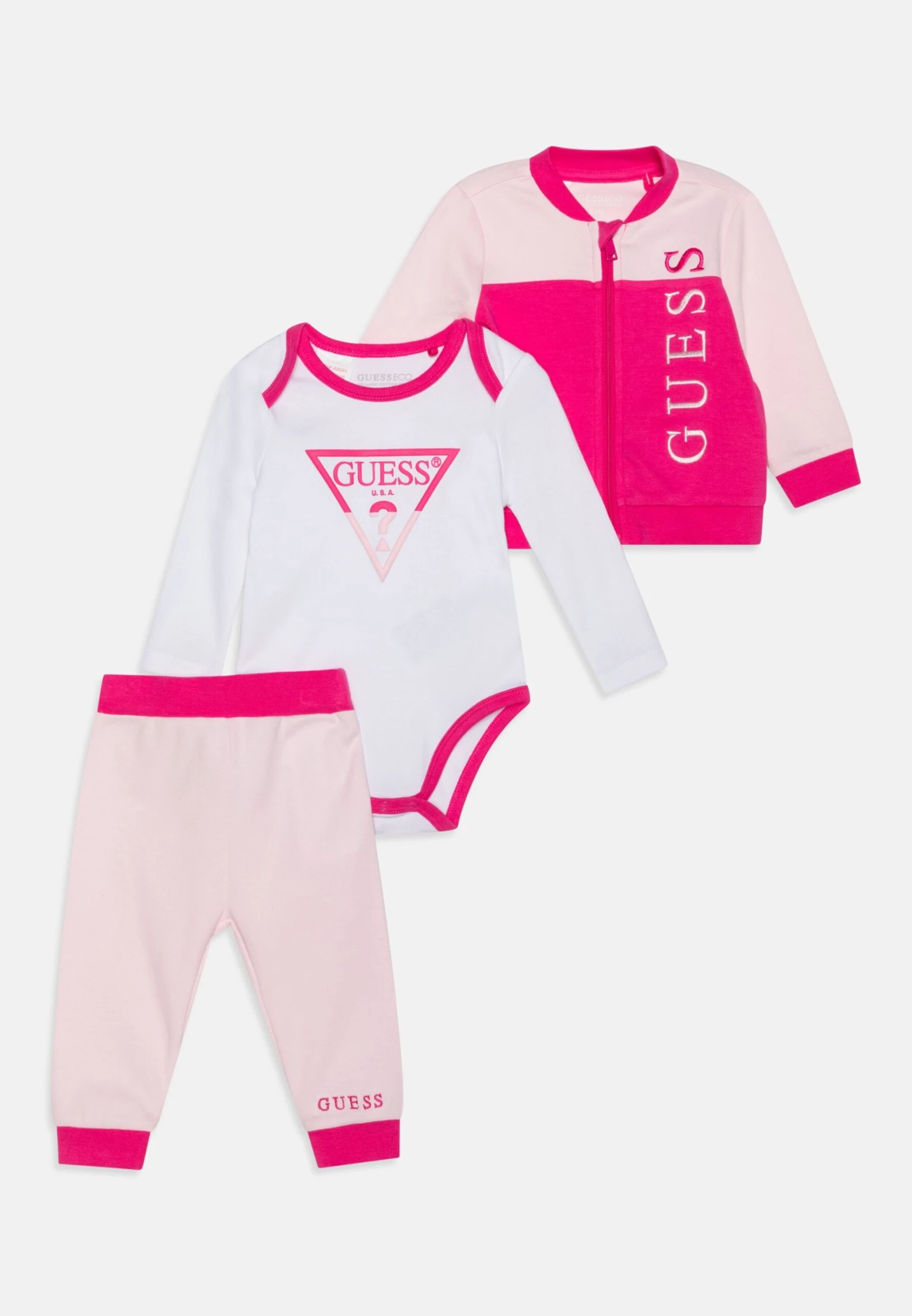 Guess Baby Pant Set Unisex - Geboortegeschenk - Ballet Pink