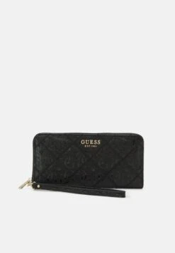 Guess Caddie Large Zip Around - Portemonnee - Black