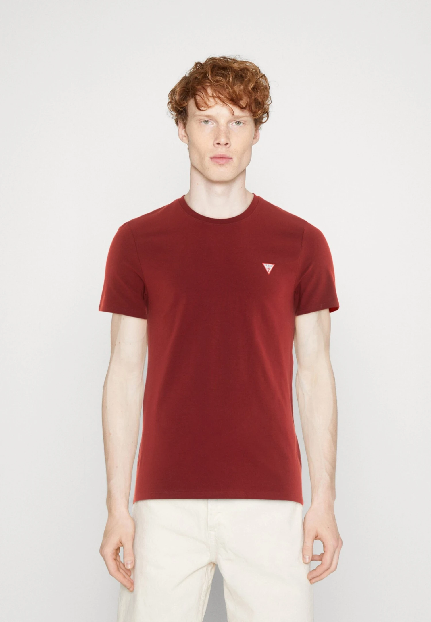 Guess Core Tee - T-Shirt Basic - Dark Jam Red