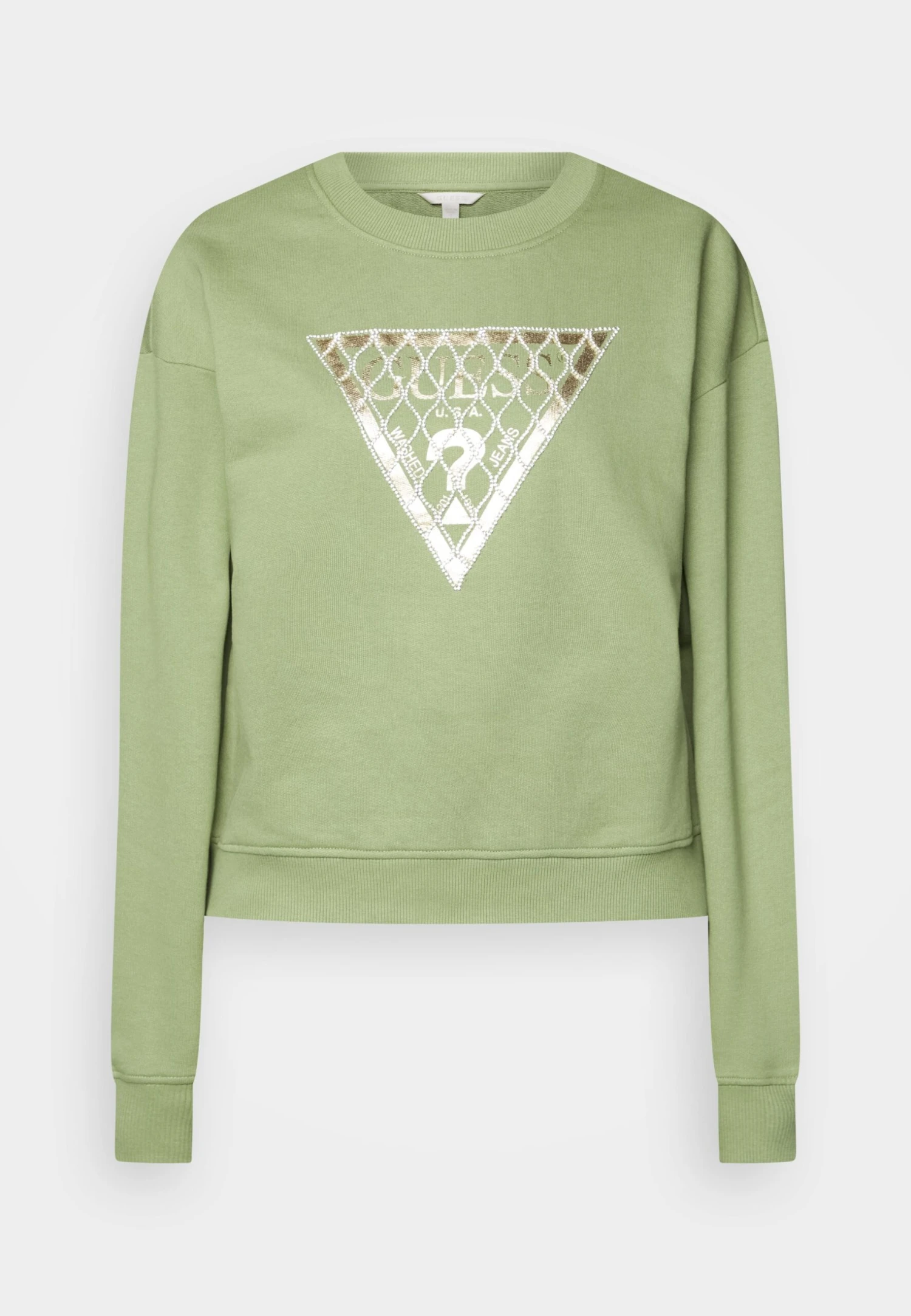 Guess Crystal Mesh- Sweater - Aeromatic Green - Afbeelding 5