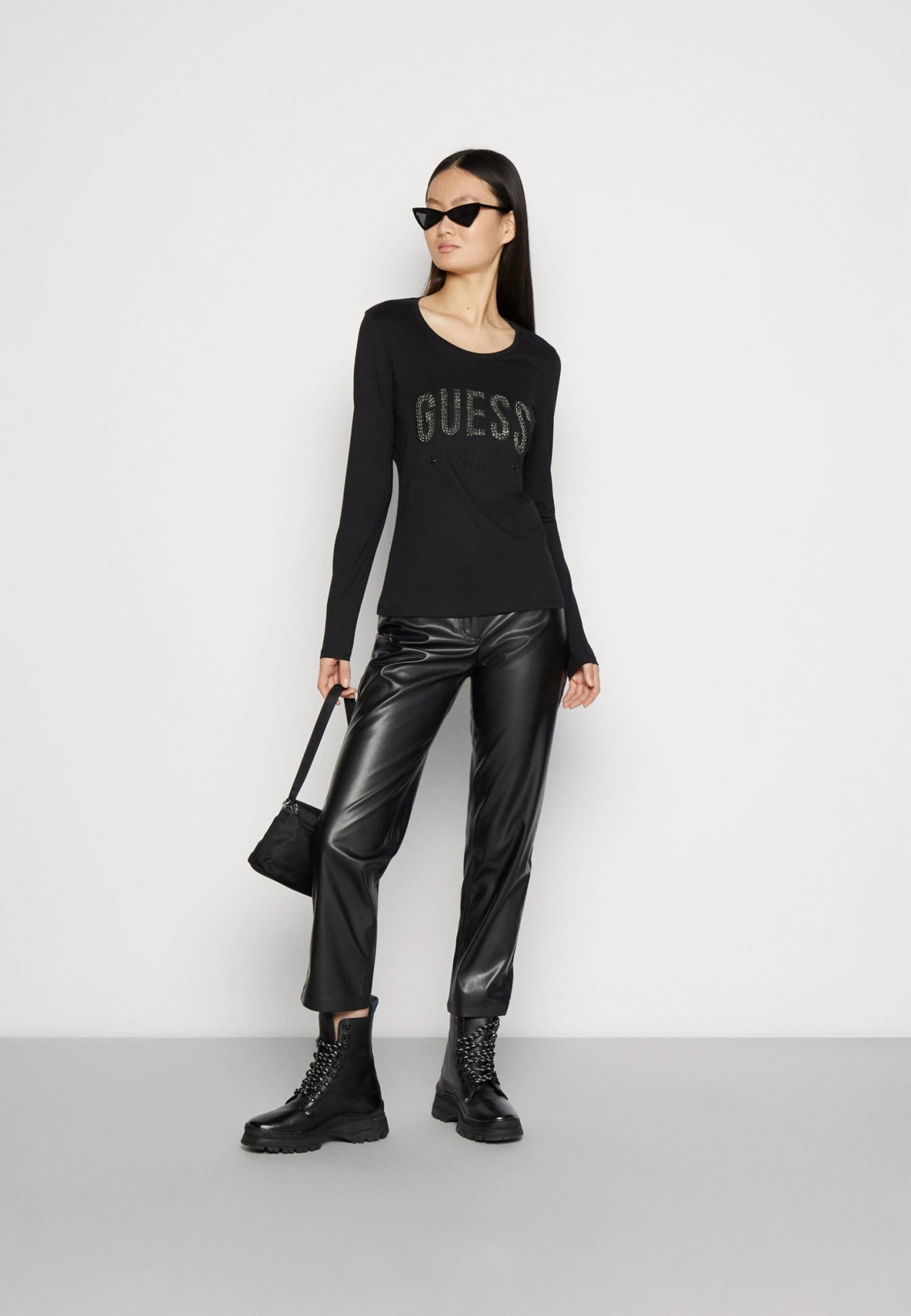 Guess Mirela- Longsleeve - Jet Black - Afbeelding 2