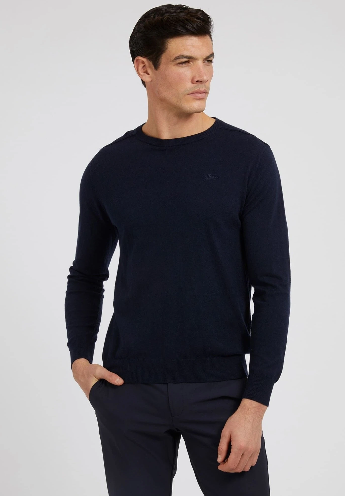 Guess Rundhals - Trui - Blau