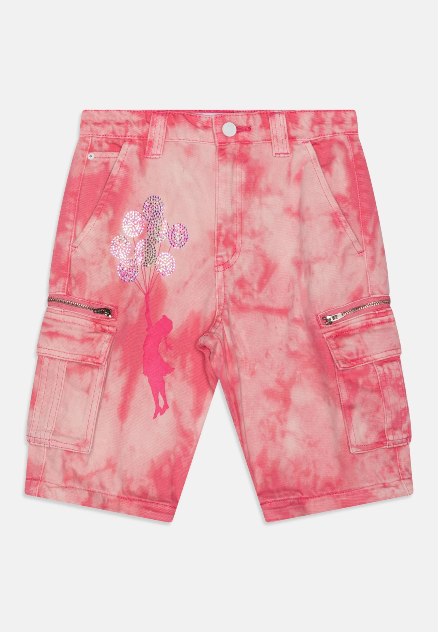 Guess Junior Banksy Malia Wide Leg - Cargobroek - Morning Pink - Afbeelding 3