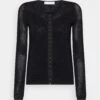 Guess Suzanne Cardi Sweater - Vest - Jet Black