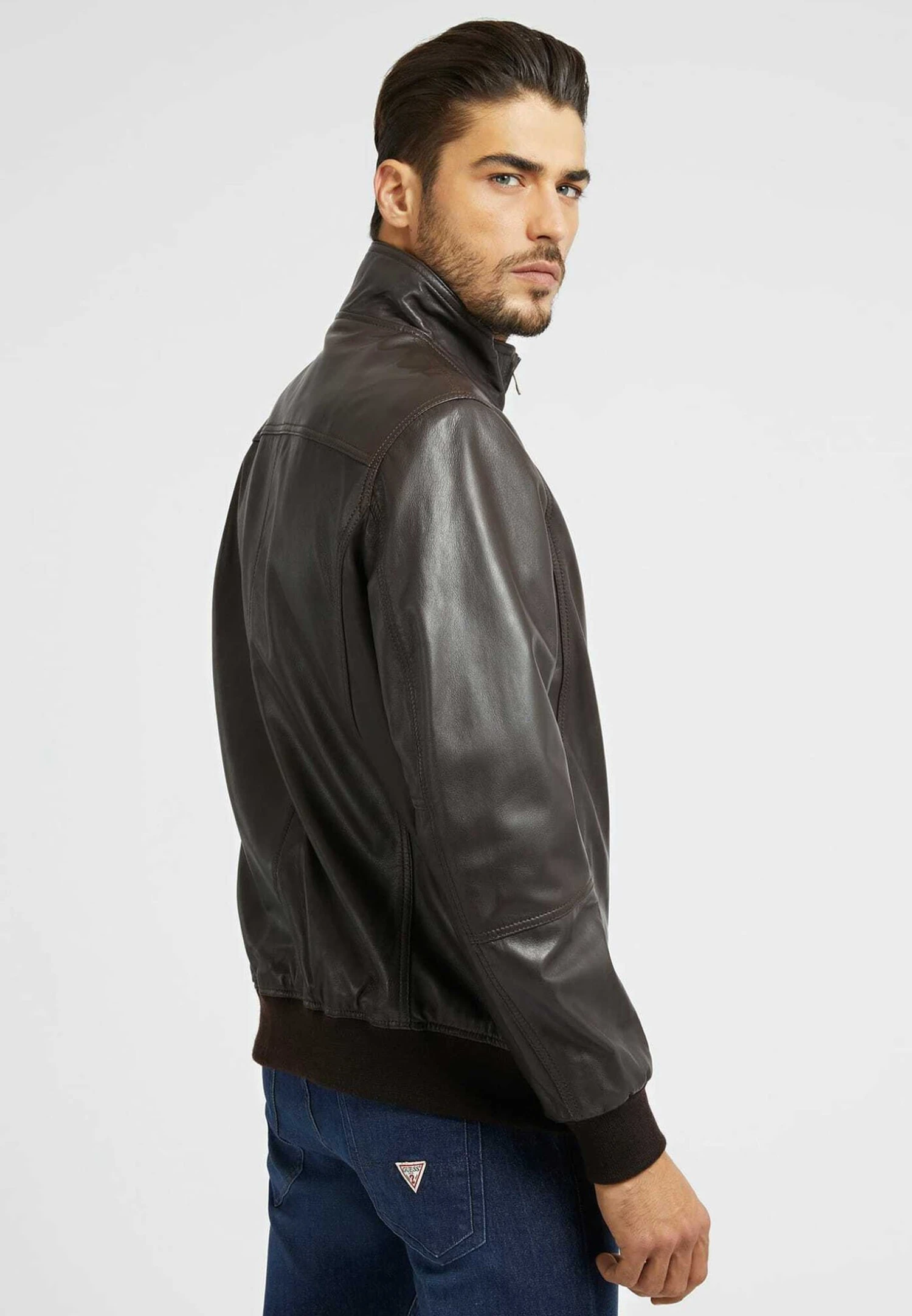 Guess Leren Jas - Braun - Afbeelding 3