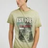 Guess Imprimé Sur Le Devant - T-Shirt Print - Vert