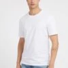 Guess Mit Frontlogo - T-Shirt Basic - Weiß