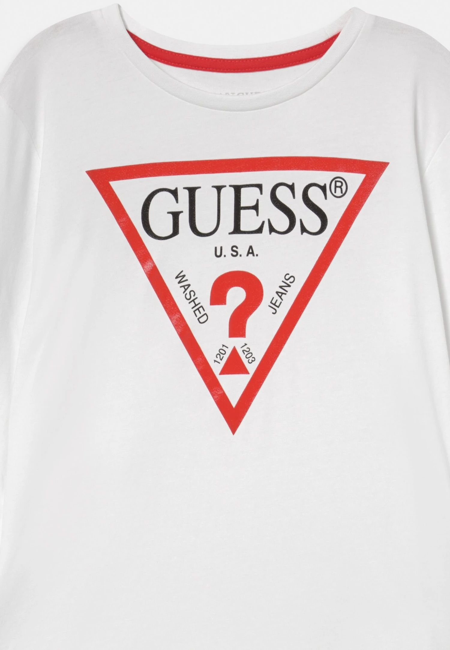 Guess Junior Core - Longsleeve - True White - Afbeelding 3