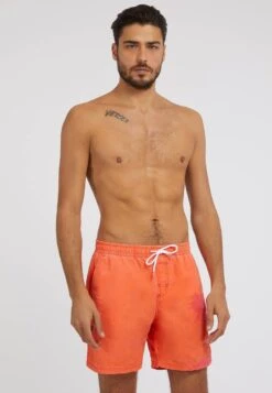 Guess Mit Seitlichem Print - Zwemshorts - Orange
