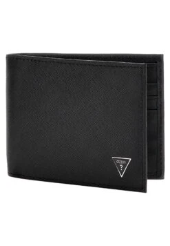 Guess Certosa Saffiano Smart - Portemonnee - Schwarz