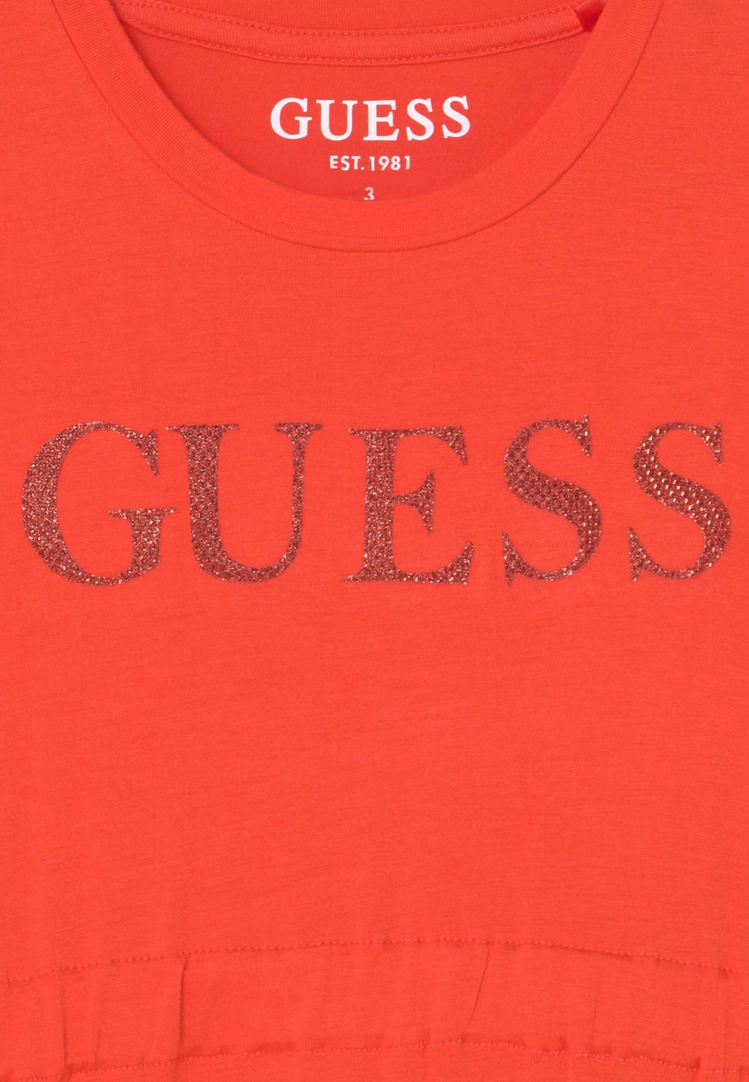 Guess Toddler Stretch Dress - Jerseyjurk - Fire Red - Afbeelding 3