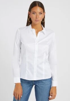 Guess Klassisches Slim Fit - Overhemdblouse - White