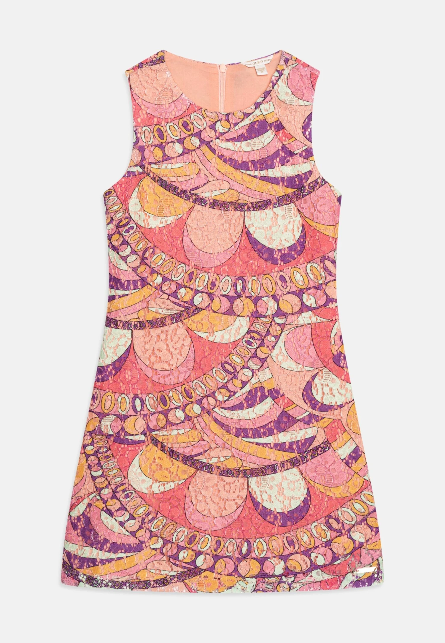 Guess Junior Lace Dress - Cocktailjurk - Orange/Rose