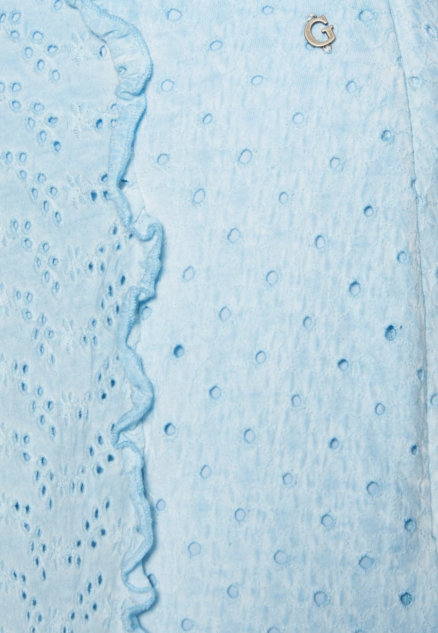 Guess Ruffle Aini Skirt - Kokerrok - Cold Whimsical Blue - Afbeelding 6