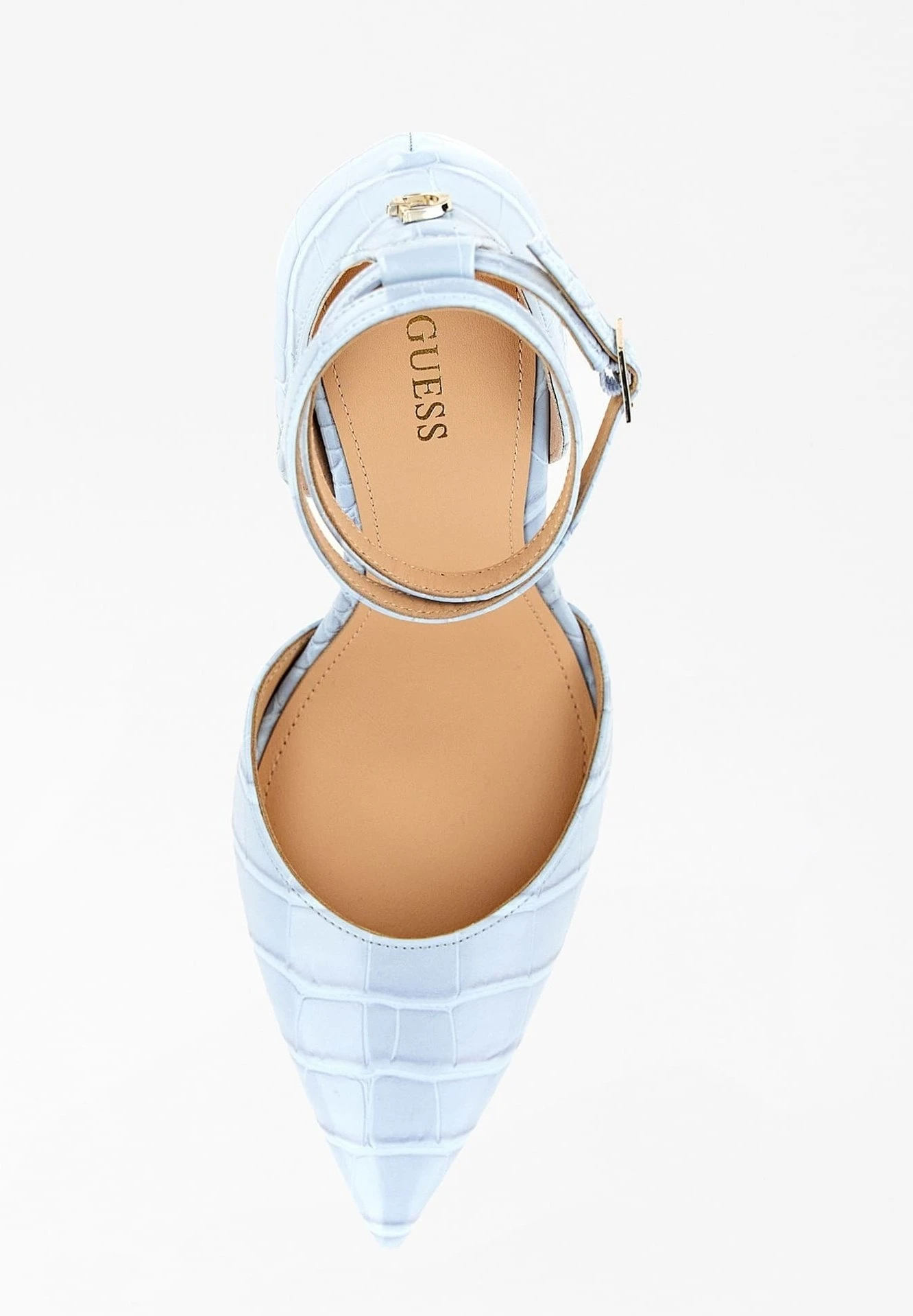 Guess Sydnie Kroko Print - Klassieke Pumps - Himmelblau - Afbeelding 3